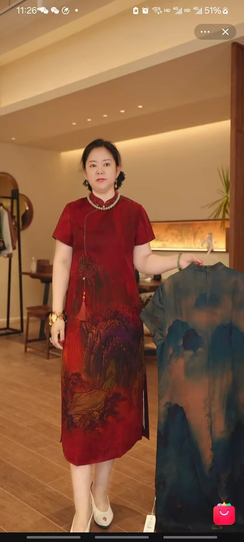 【小慧严选】刺绣重磅连衣裙