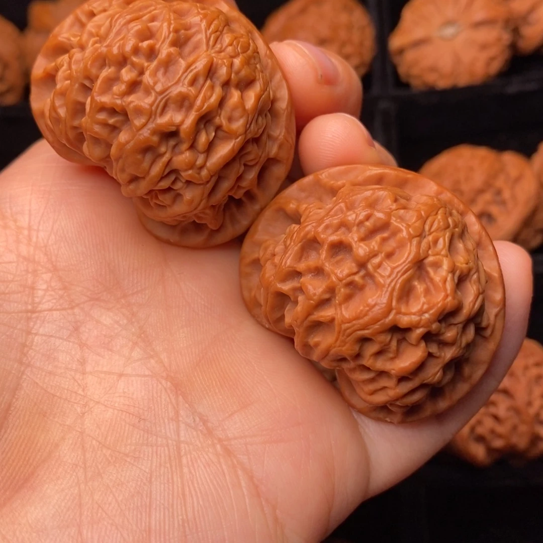 文玩核桃把件秦岭野生核桃