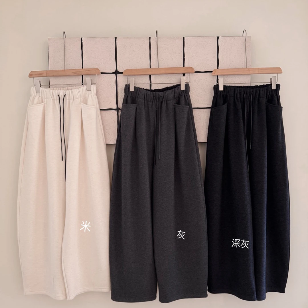 25950 冬季加绒羊毛弯刀裤