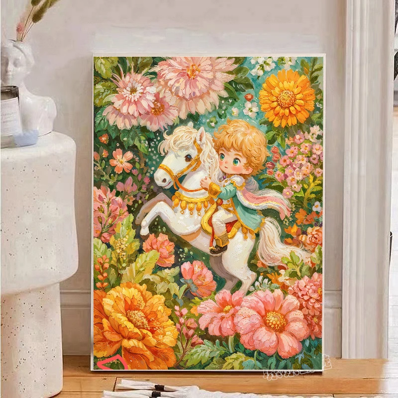 【乐乐甄选钻石画】满钻【小王子（方钻）】可爱卡通手工DIY装饰画