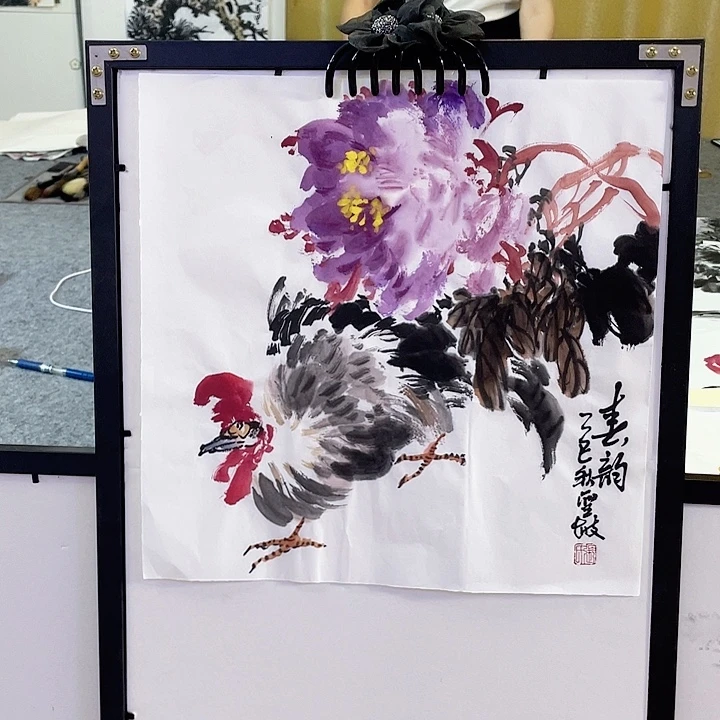 国画张圣敏先生纯手绘作品