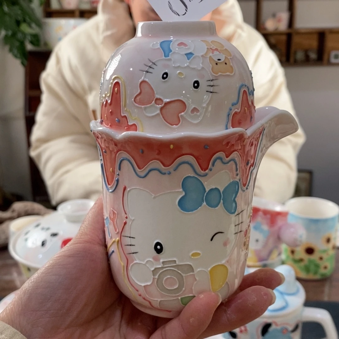 s***n瓷片景德镇釉下彩手绘