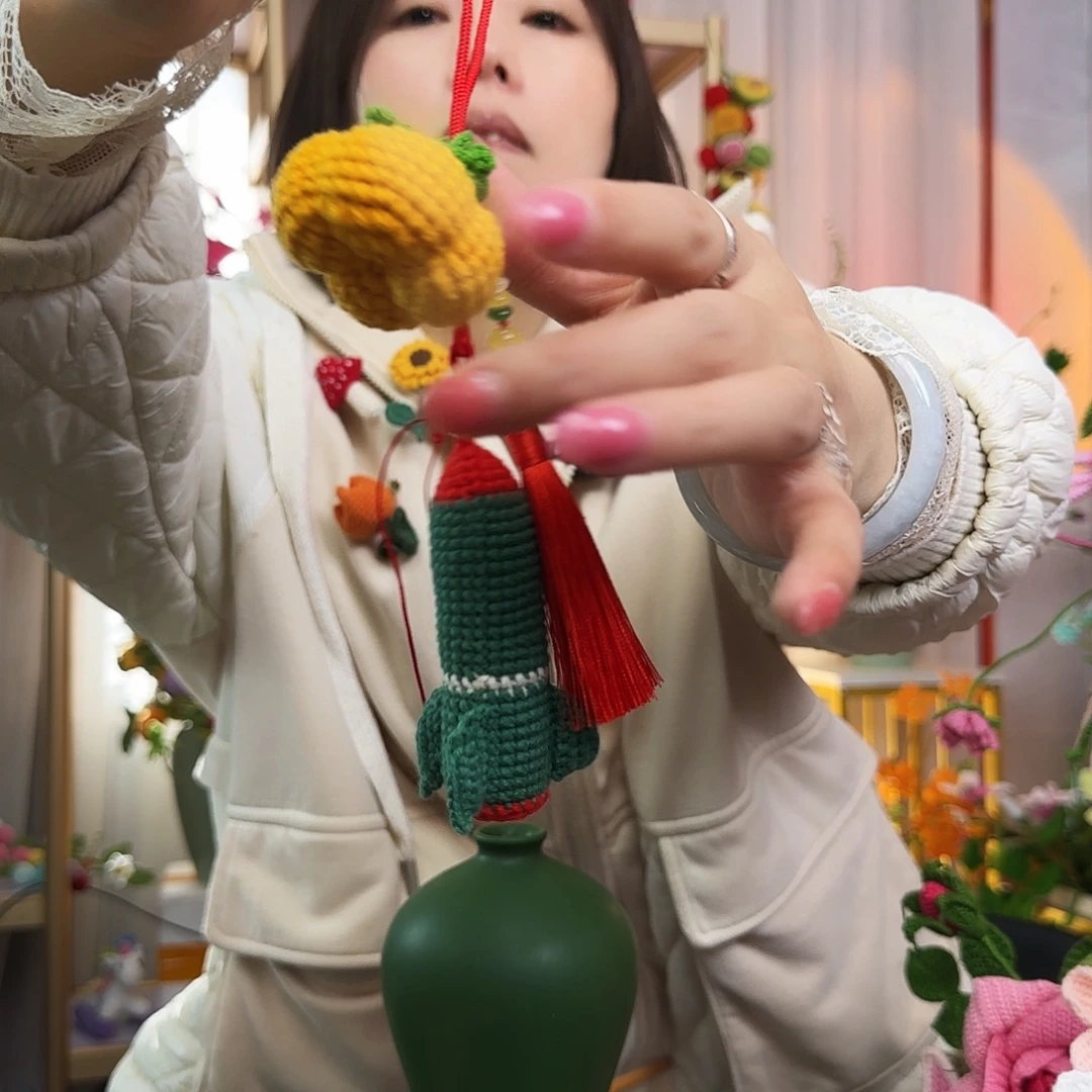手工钩织设计挂件