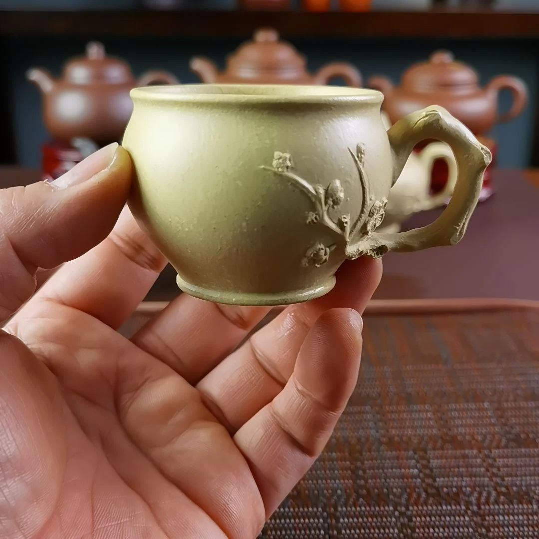 紫砂茶壶本山绿梅花杯100CC