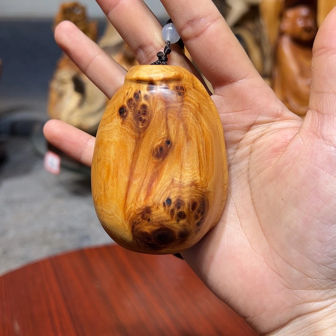 柏木崖柏木手把件摆件