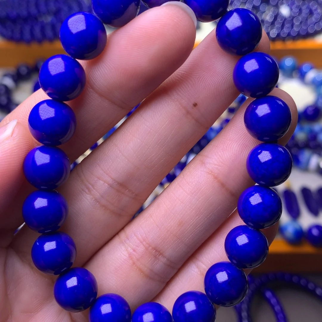 青金石未镶嵌手串9.6mm2657