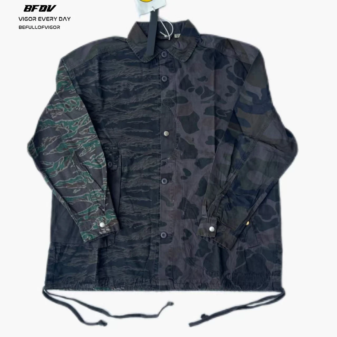 BFOV   美式复古双色春秋迷彩夹克外套 【LKB772】