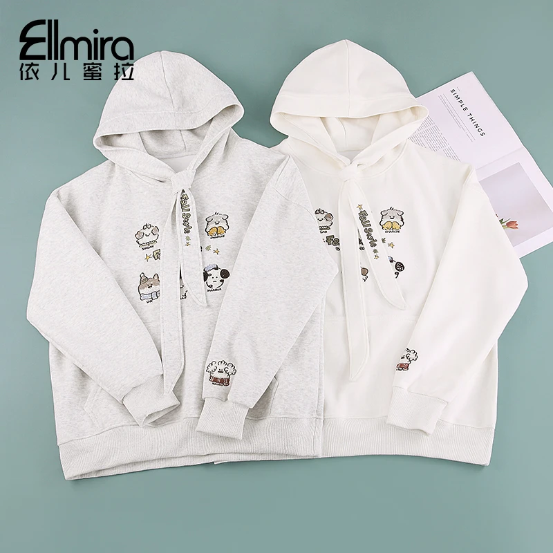 9010连帽卫衣春装休闲运动外套上衣宽松2025新款学院洋气潮流