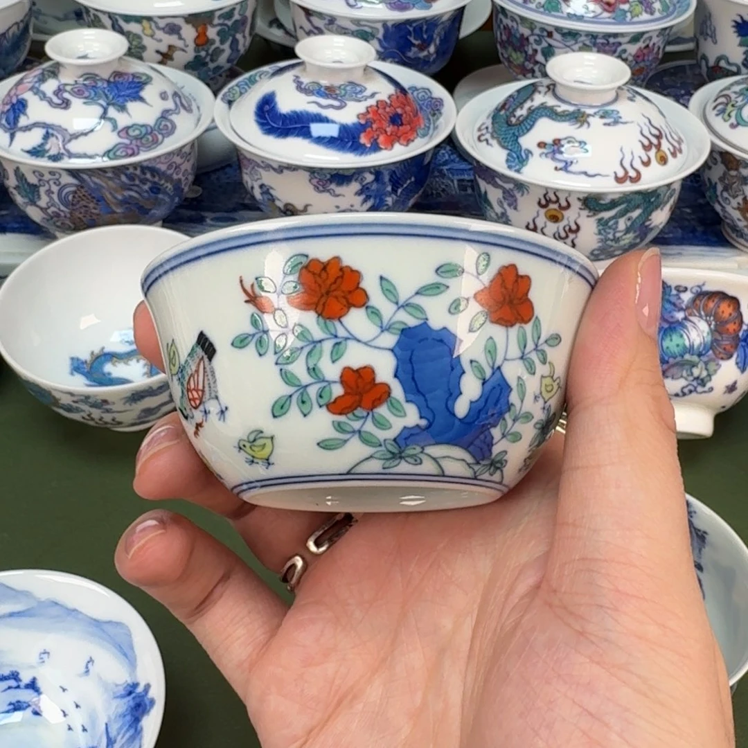 景德镇手工手绘茶具342