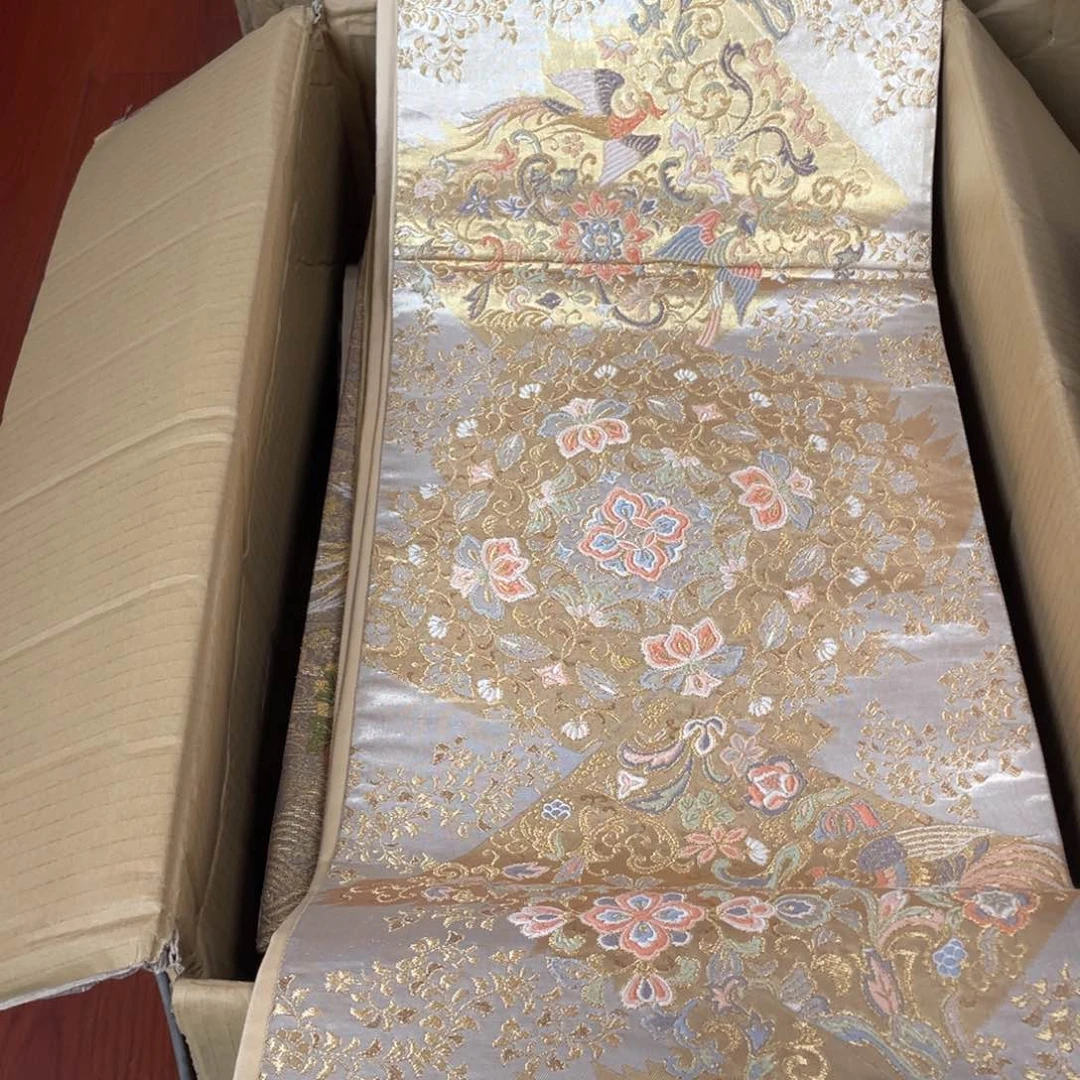 刺绣唐锦桑蚕丝正绢面料