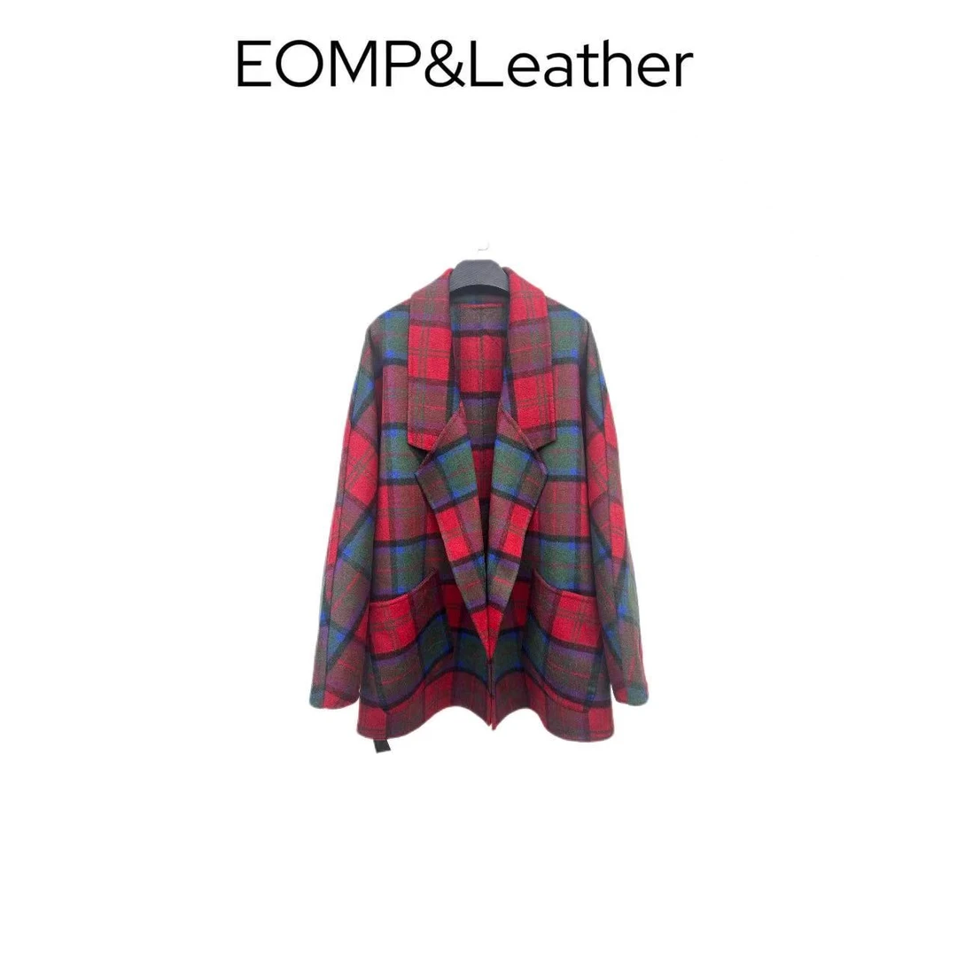 【EOMP】"梦幻泡影"设计师款气质女士宽松时尚外套-25017