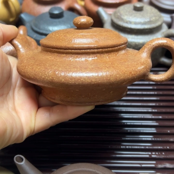 茶壶紫砂宜兴原矿金降坡