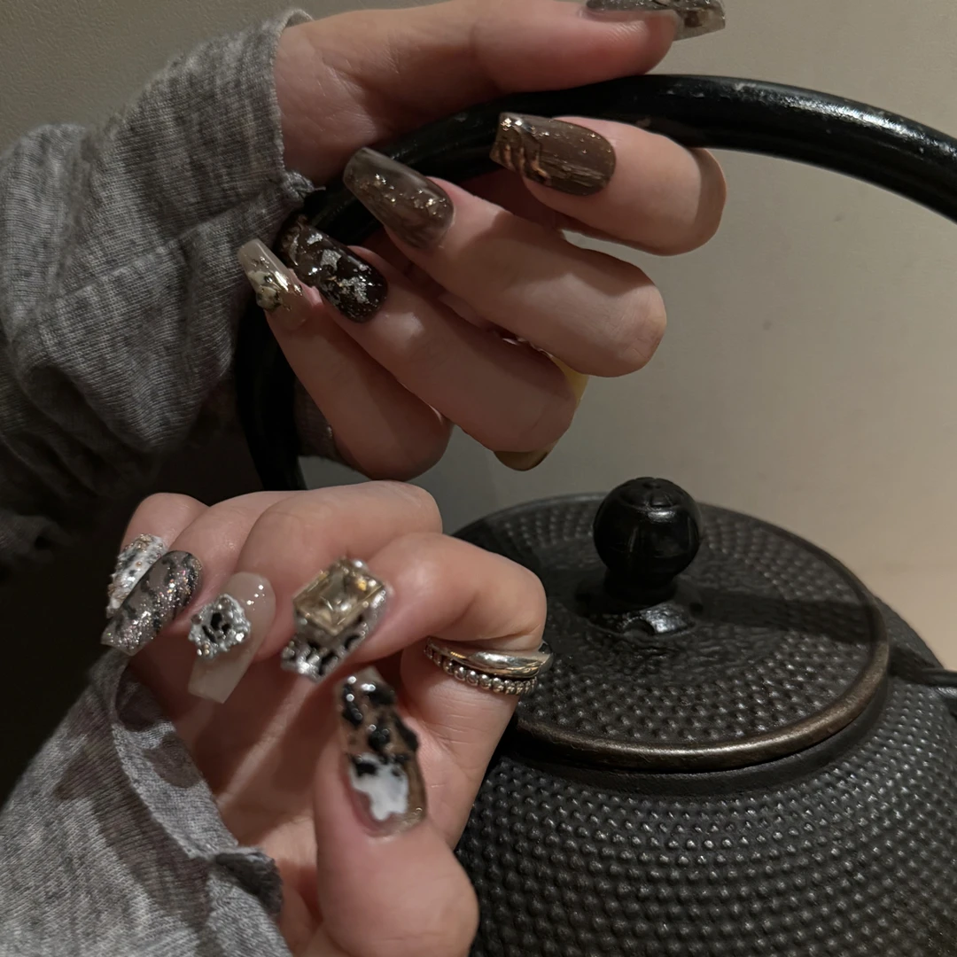 Mori茉莉 | 野性豹纹【纯手工穿戴甲】10片