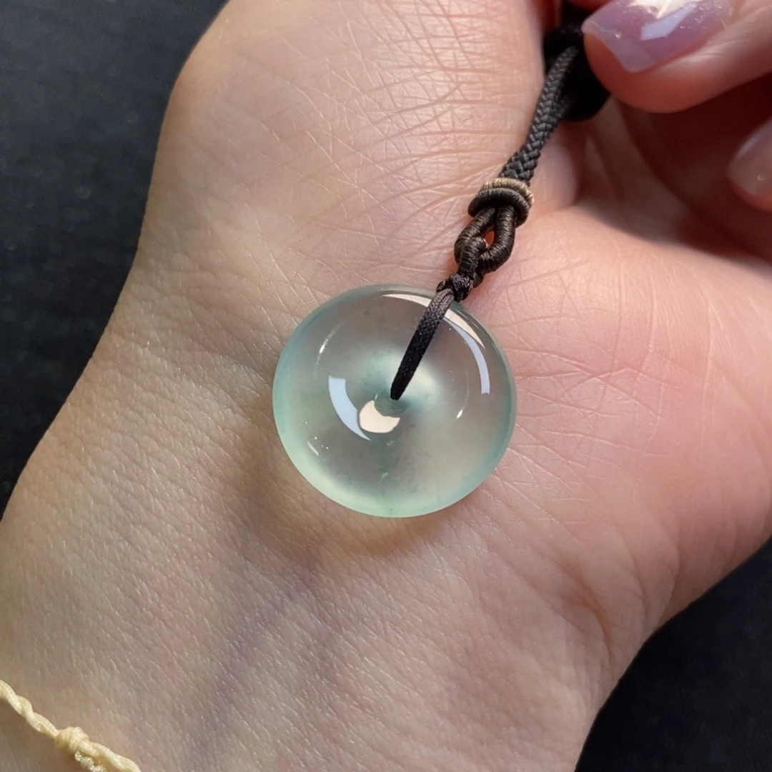 翡翠未镶嵌颈饰17.9-5.7