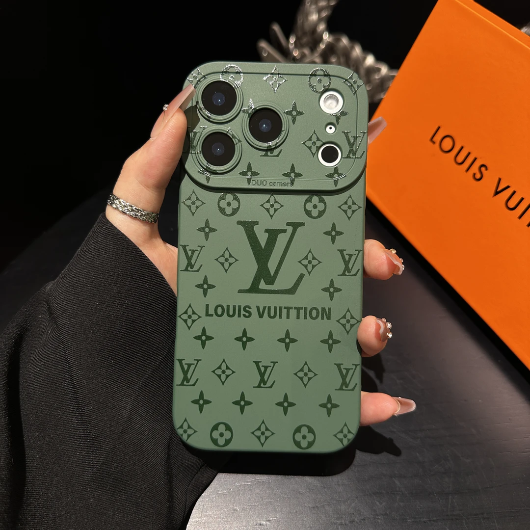 高档苍岭绿苹果17promax手机壳适用16新款15潮牌硅胶14老花13奢华