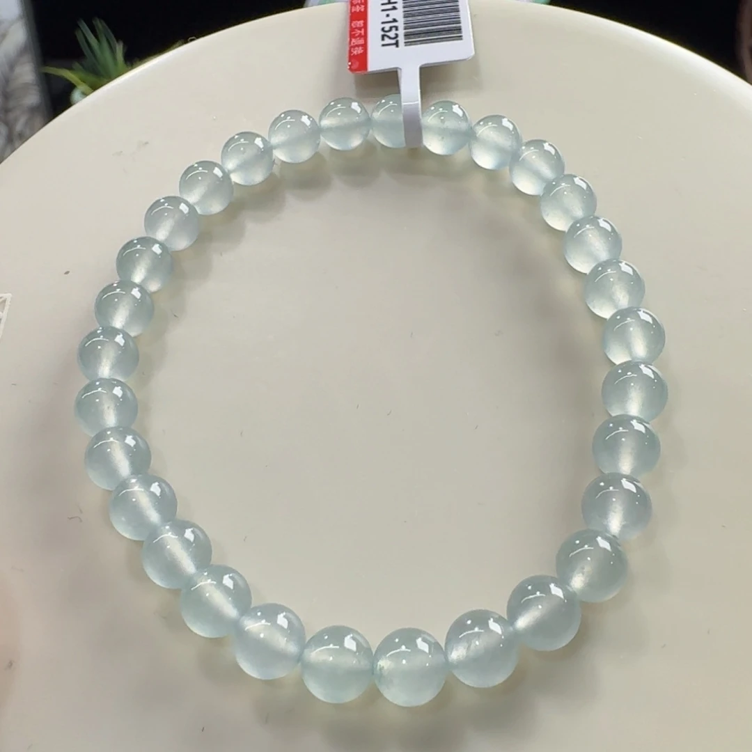 未镶嵌手链翡翠高冰晴钢单圈6mm