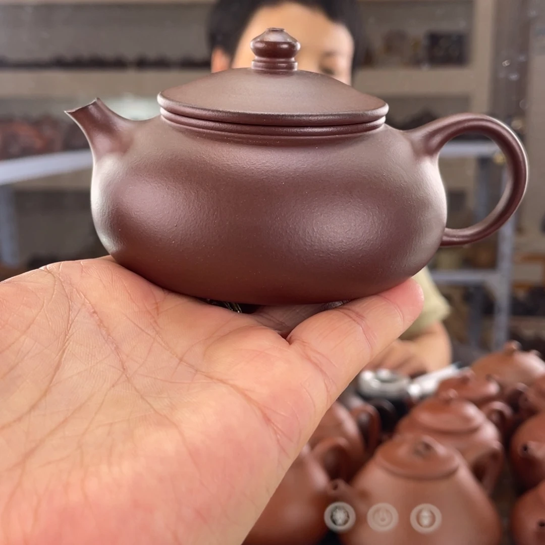 茶壶紫砂四号井底槽清寒江150cc
