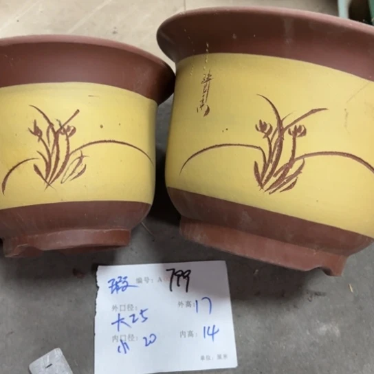 紫砂花盆花卉工艺