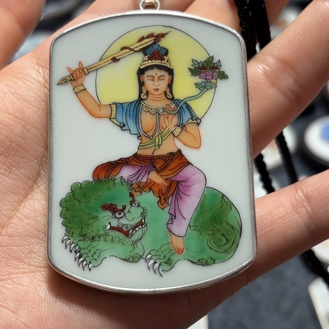 啊***喂瓷片文殊菩萨一个