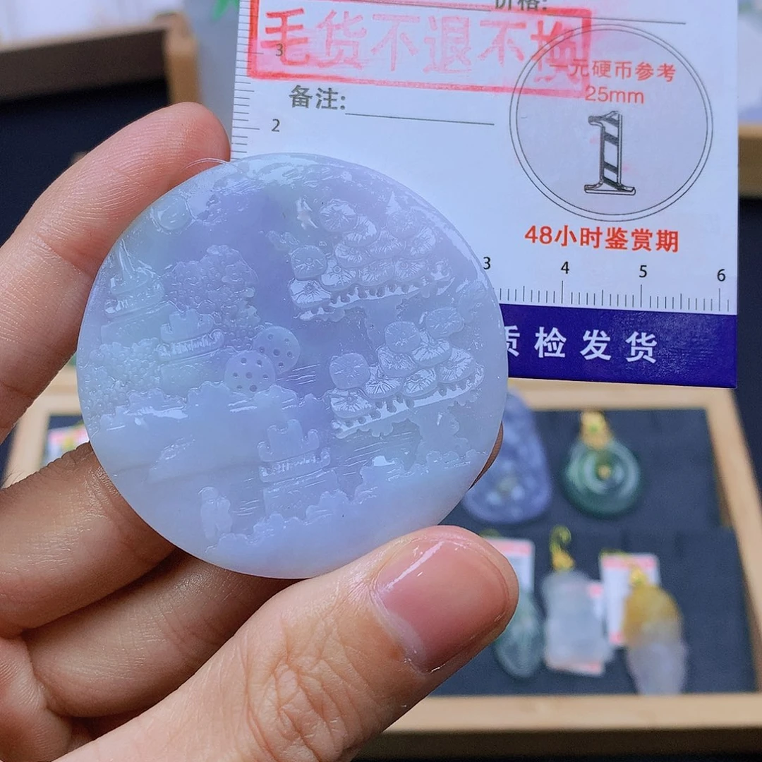 翡翠未镶嵌颈饰翡翠