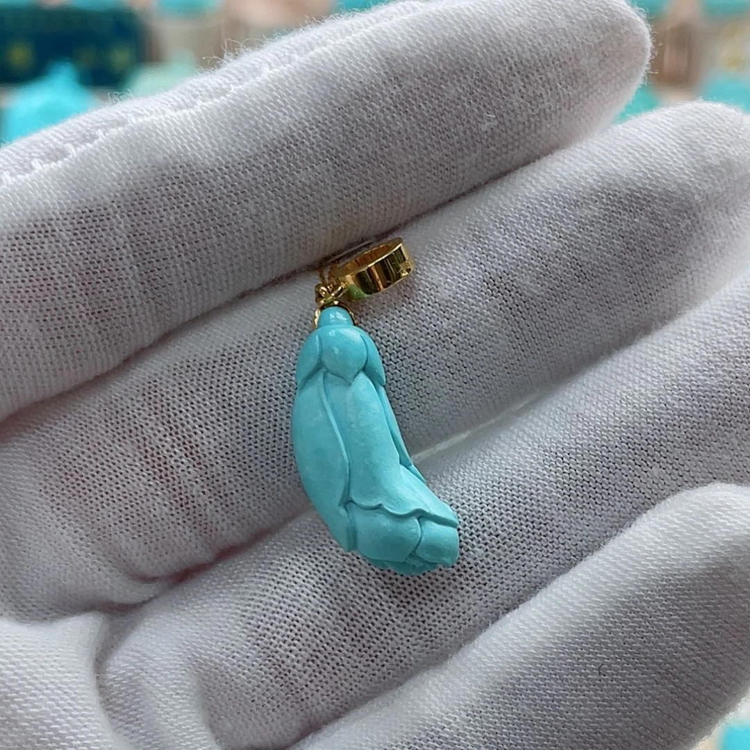 未镶嵌绿松石珠宝奇石