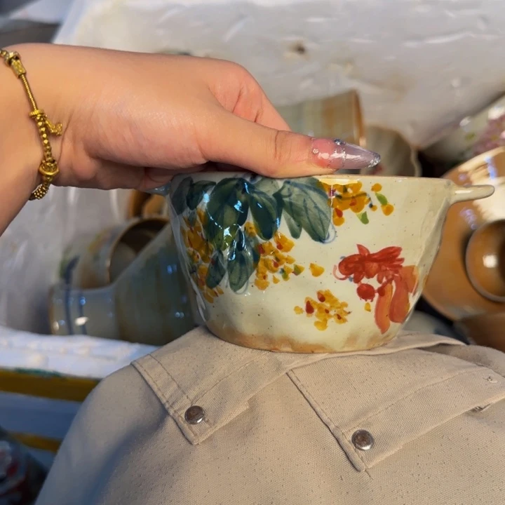 瓷片景德镇陶瓷手工手绘