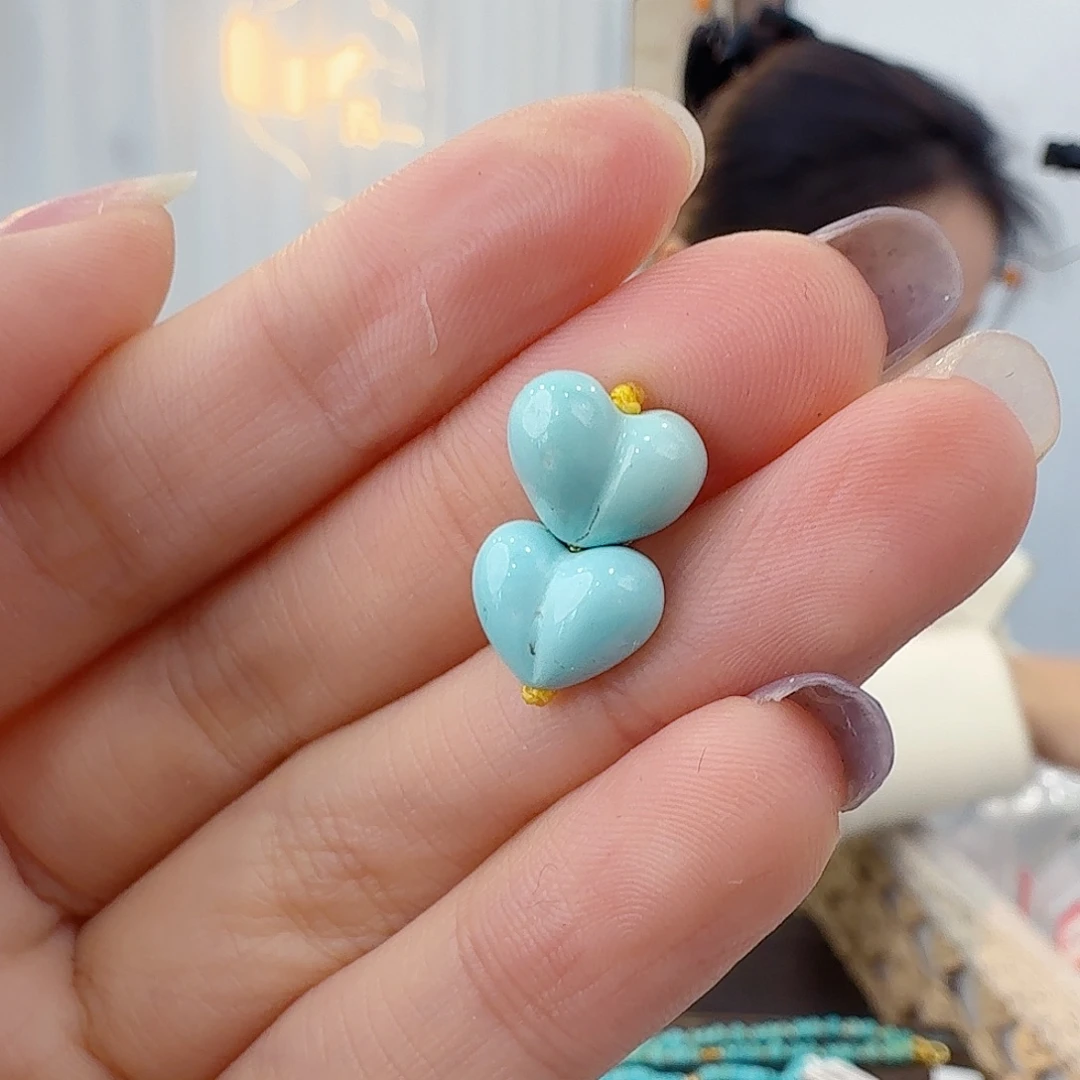 绿松石未镶嵌珠宝半成品