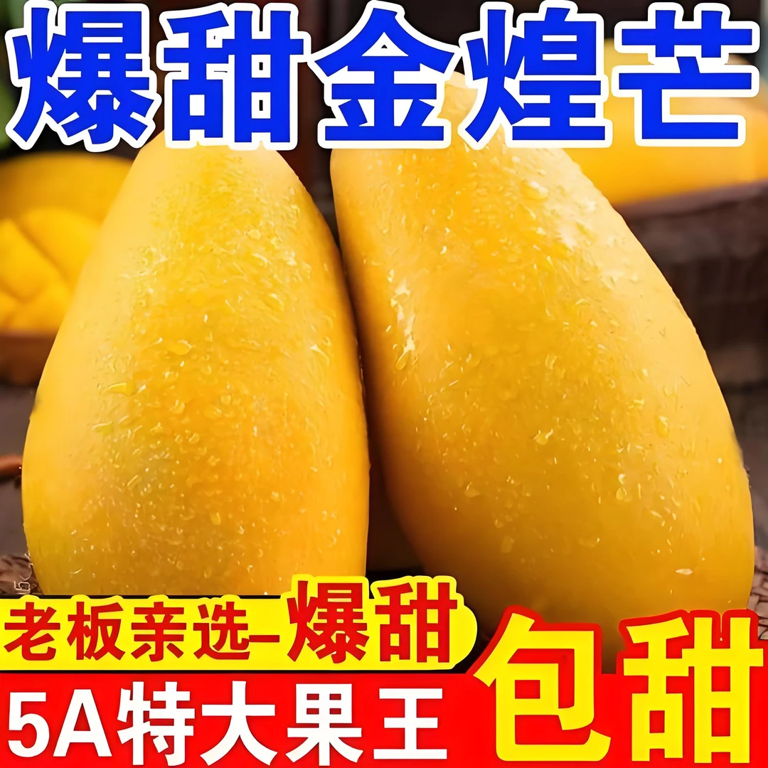 特级正宗金煌芒新鲜水果爆甜产地直发香甜（需催熟食用）