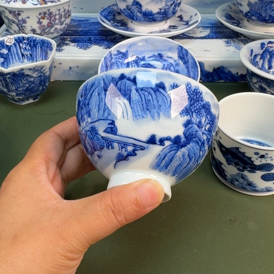 景德镇纯手绘茶具圆圆251