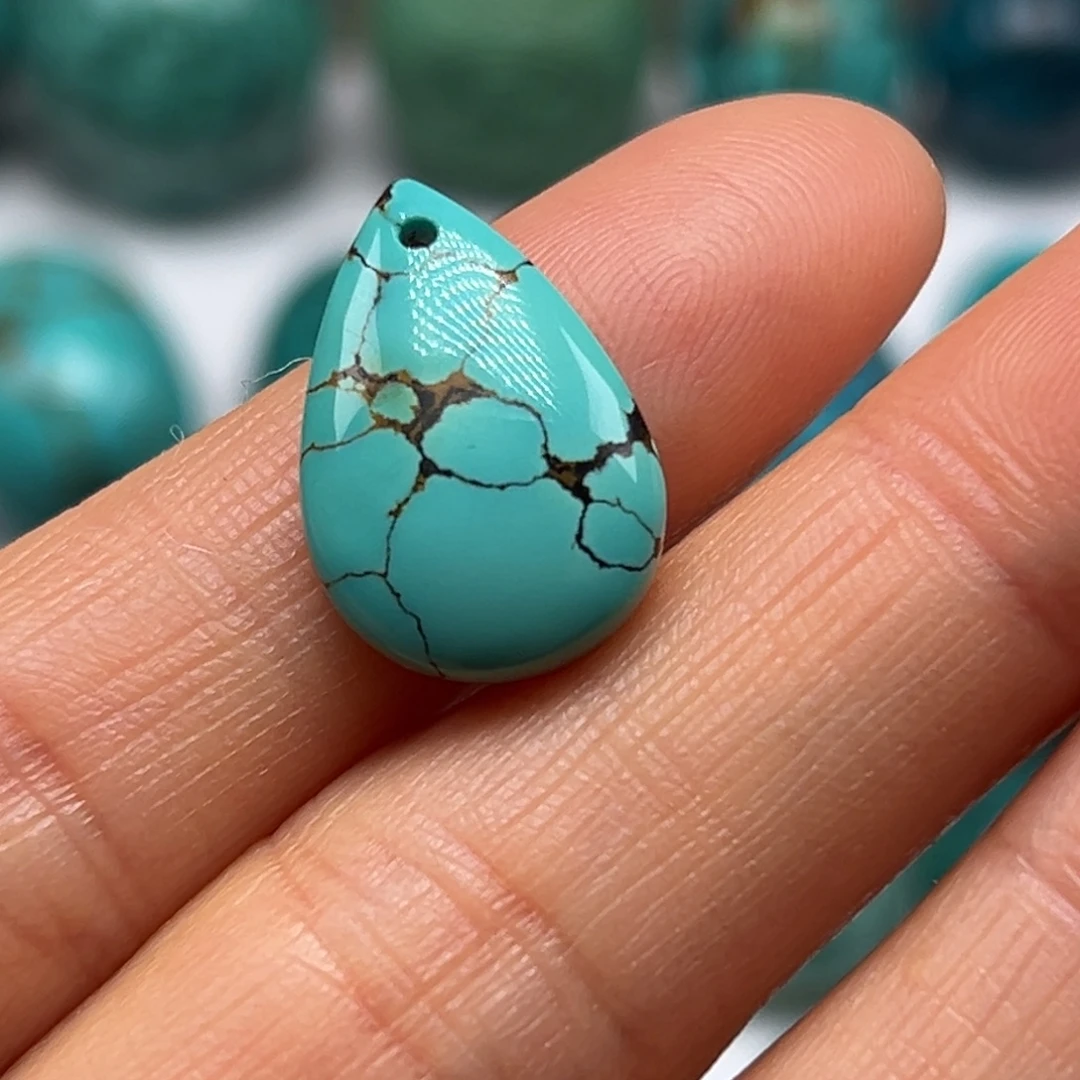 绿松石银S925镶嵌珠宝奇石