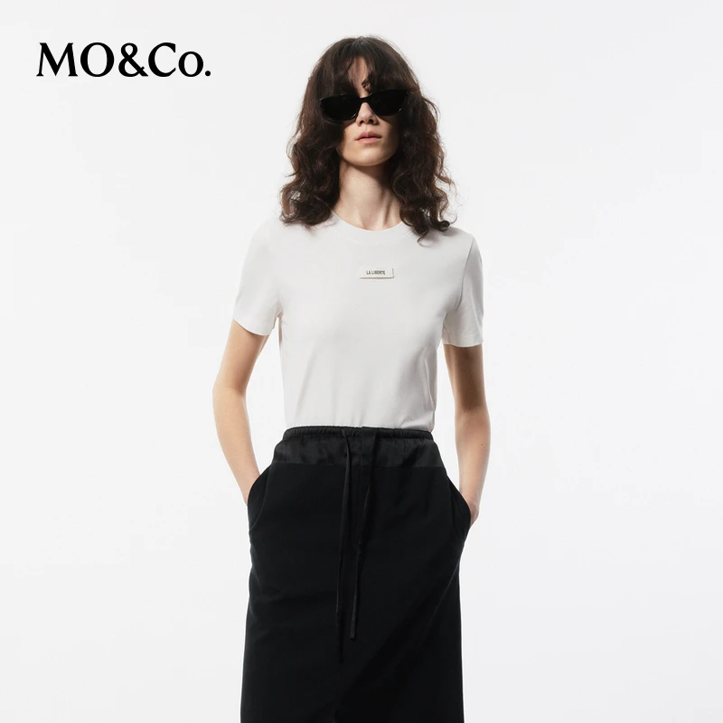 【赵老板专属】MOCO夏【凉感】标语织唛短袖T恤MBD2TEE009