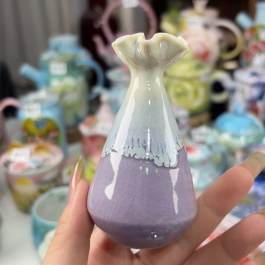 景德镇手绘高温釉下彩陶瓷茶具
