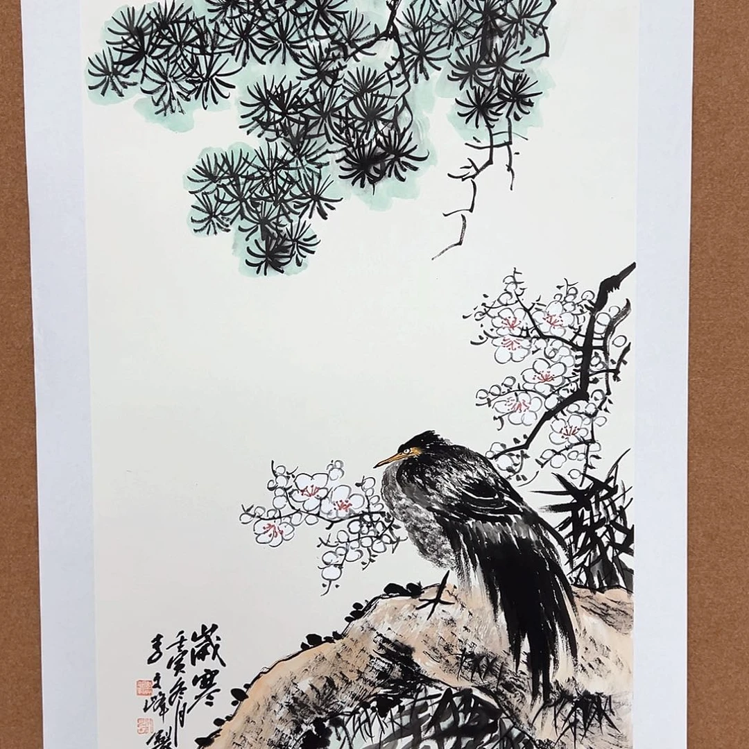 国画李文峰的画作