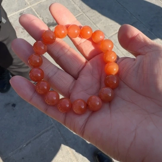 南红玛瑙手链未镶嵌卡10家