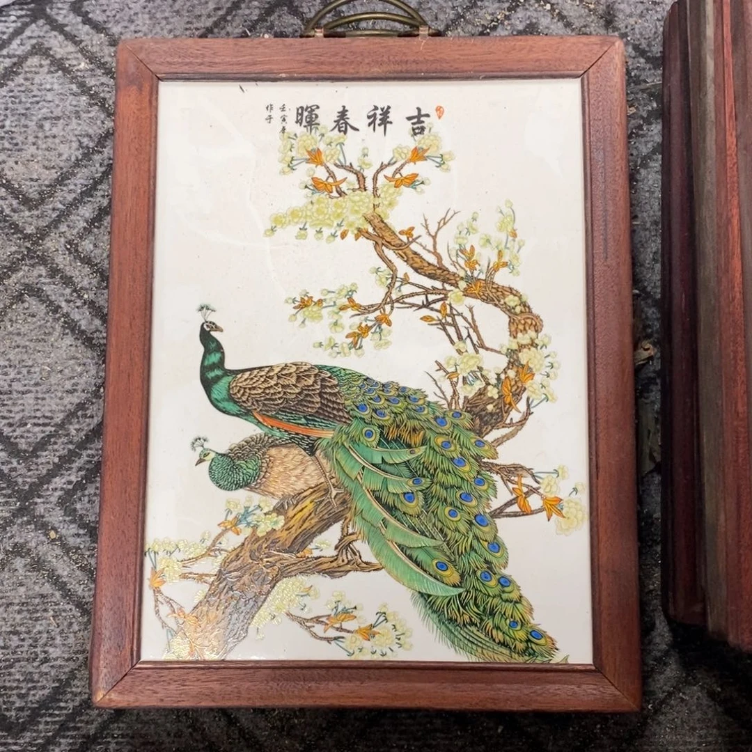 瓷37*28 景德镇瓷板画柴窑烧制