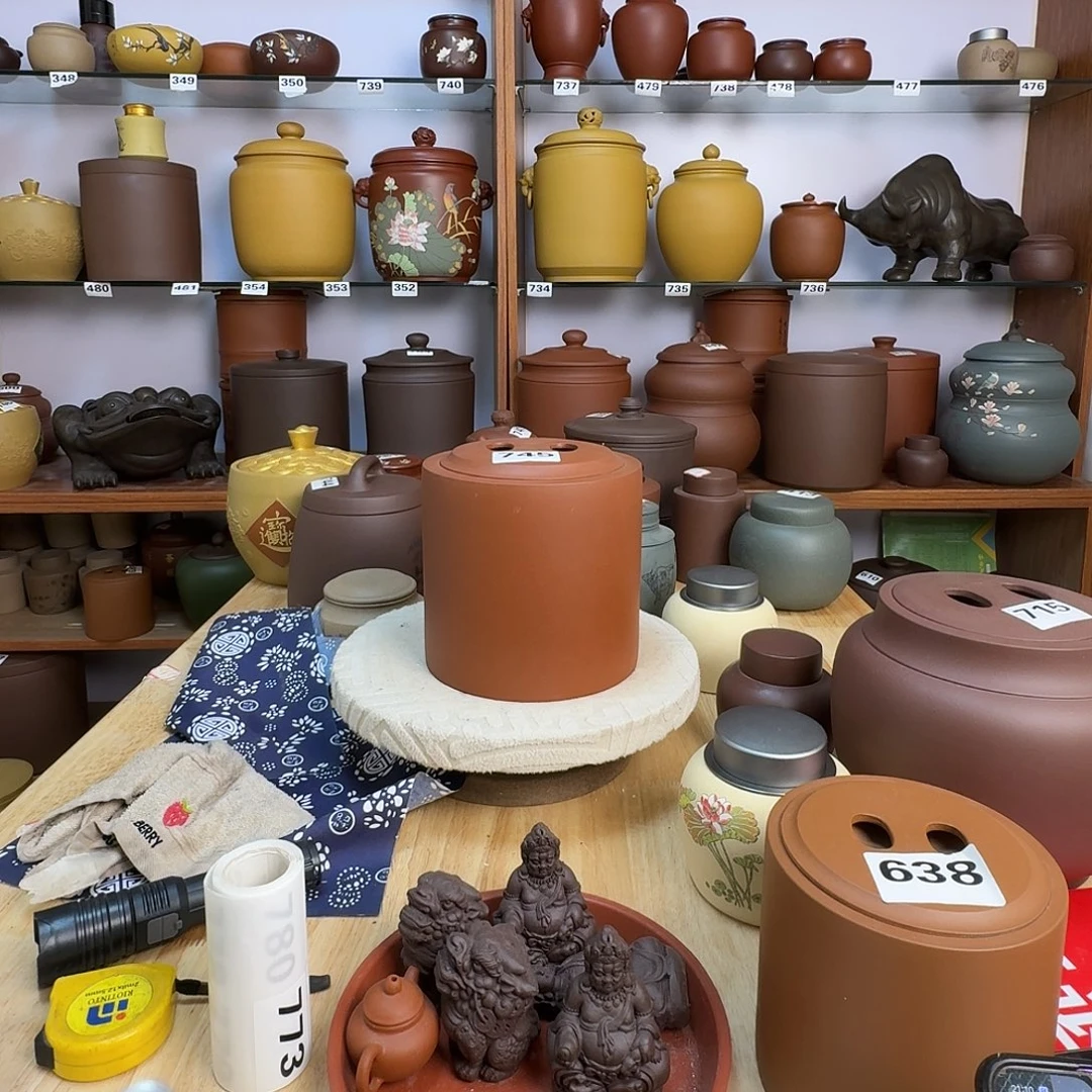 紫砂茶叶罐一斤半左右茶叶罐745