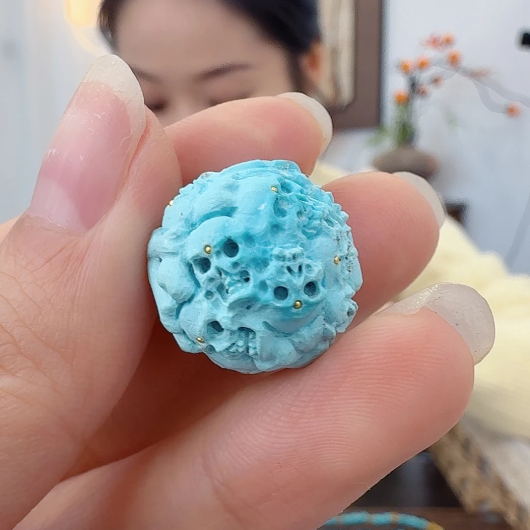 绿松石未镶嵌珠宝半成品