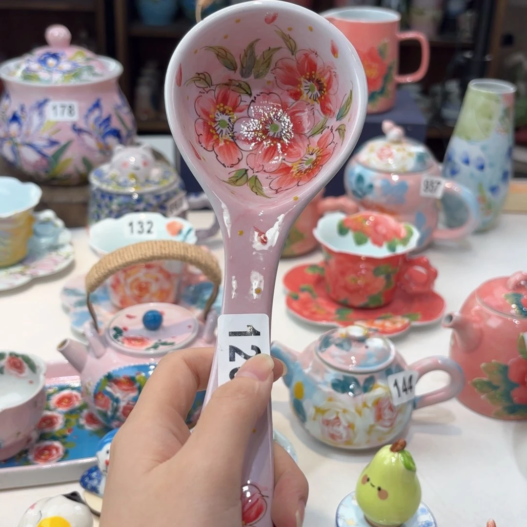 景德镇手绘高温釉下彩陶瓷茶具