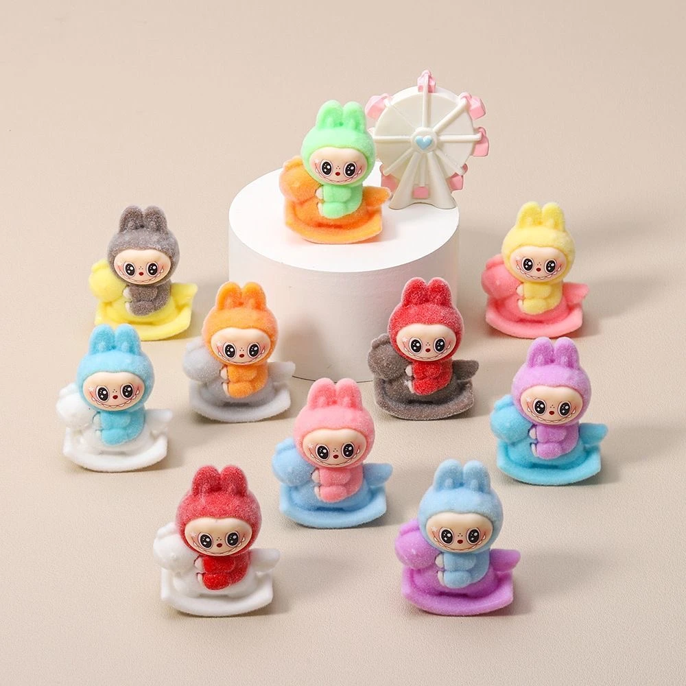 【许愿➕直播拆】植绒瑶瑶木马拉布布香薰开扣diy树脂摆件