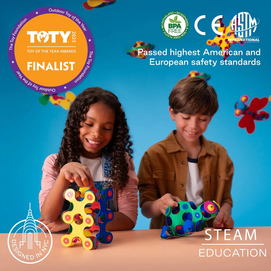 clixo超轻磁力片益智玩具轻便拼图磁性磁铁儿童构建积木拼搭教具