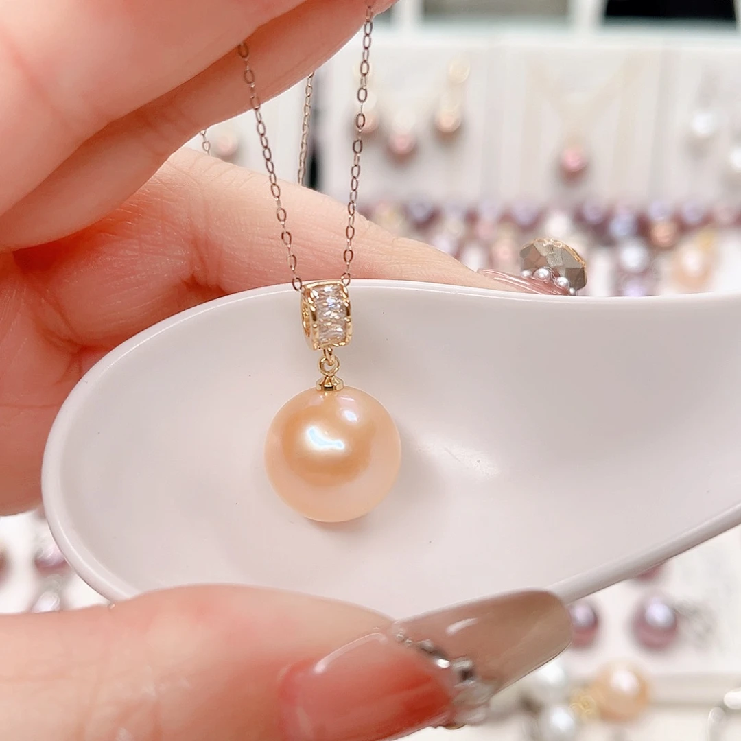淡水珍珠吊坠(赠链)合金