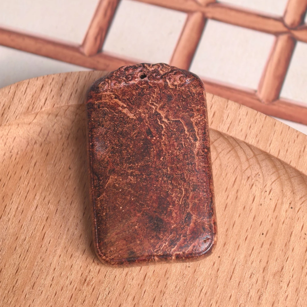 【美比】降真香黄金甲爆甲无事牌收藏臻品