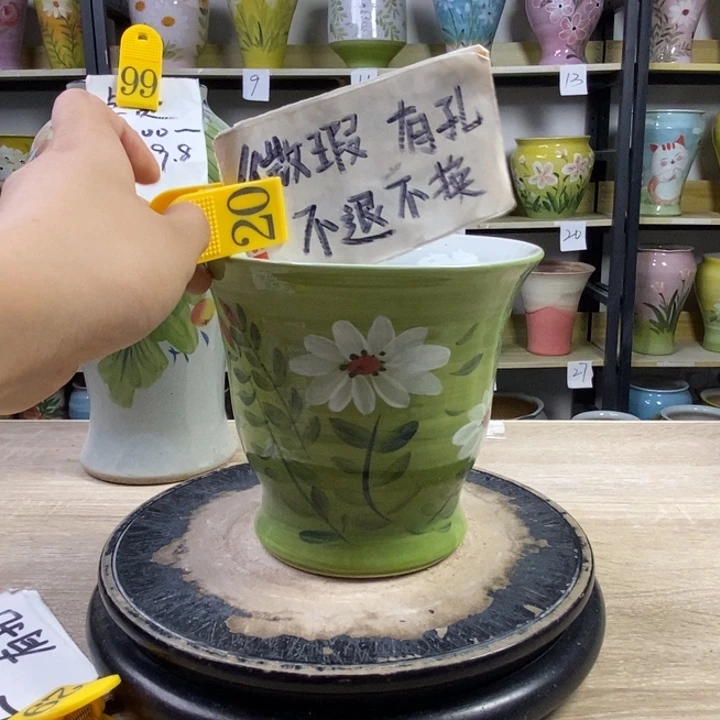 景德镇高温陶瓷花盆