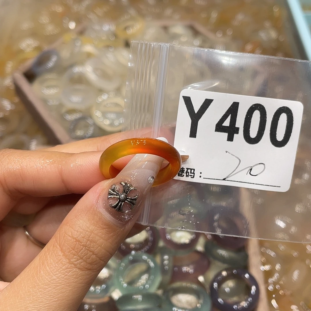 玛瑙/玉髓未镶嵌戒指400