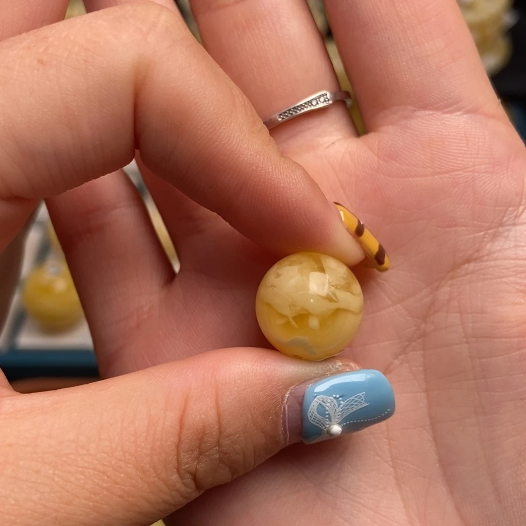 蜜蜡未镶嵌珠宝奇石14.2mm