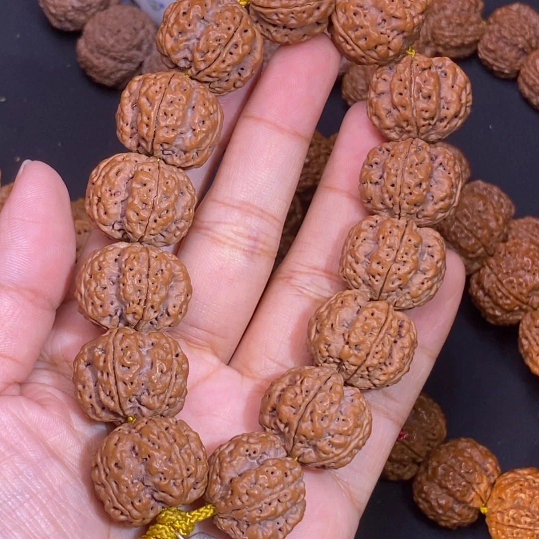 金刚菩提手串晓*纸龙牙梅花22mm