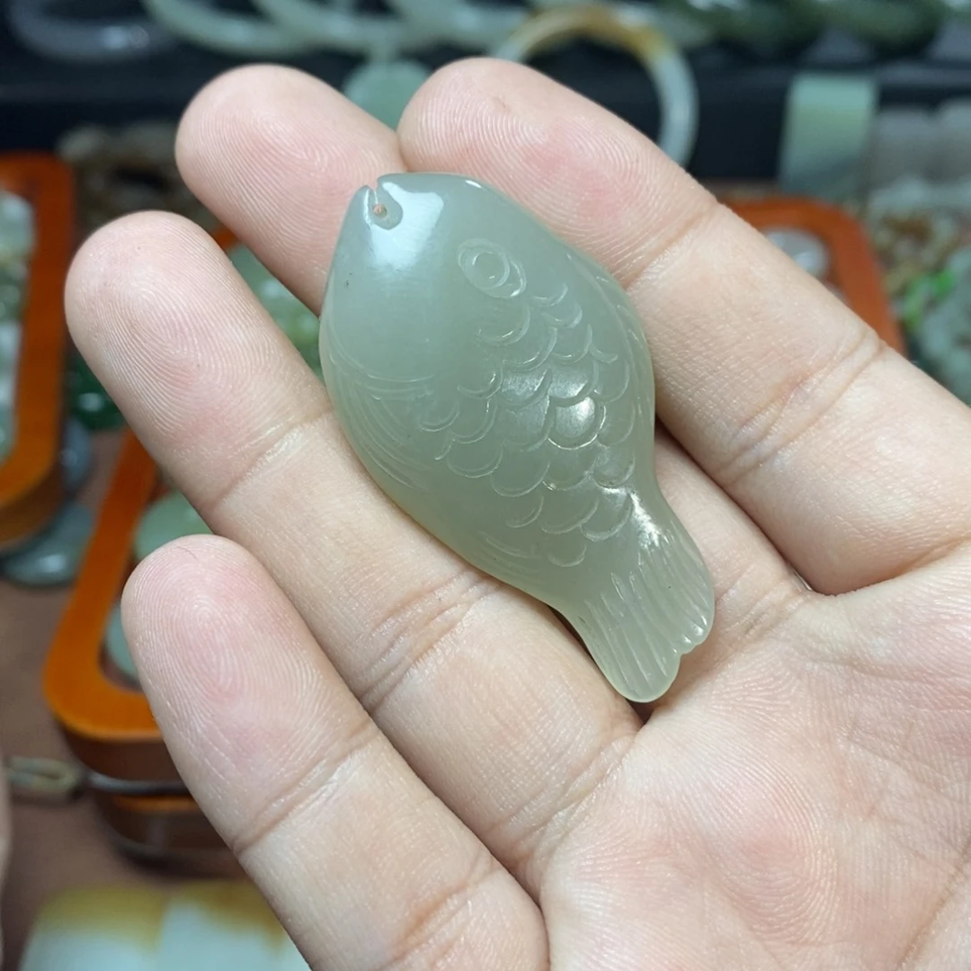 和田玉吊坠(不含链)未镶嵌