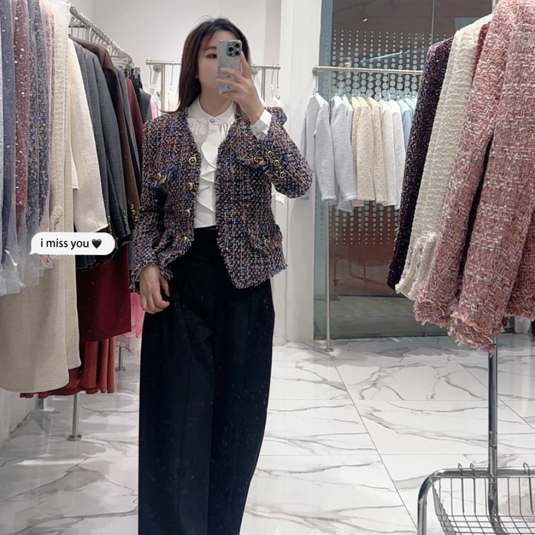 秋冬小香风外套女2025新款气质名媛法式高级感高端早秋初秋上衣