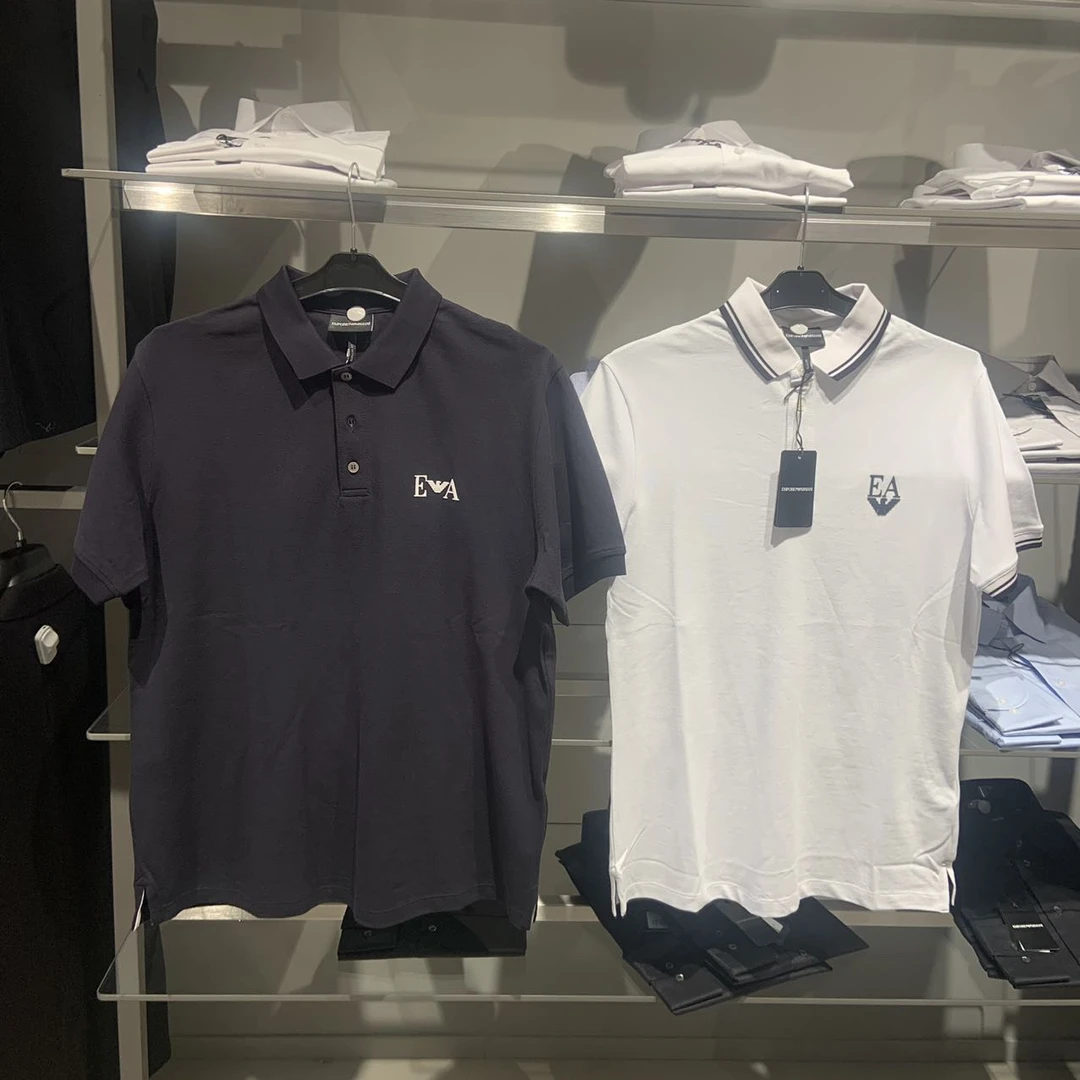 全新未使用 GIORGIO ARMANI/阿玛尼 男士Polo衬衫短袖EA多色