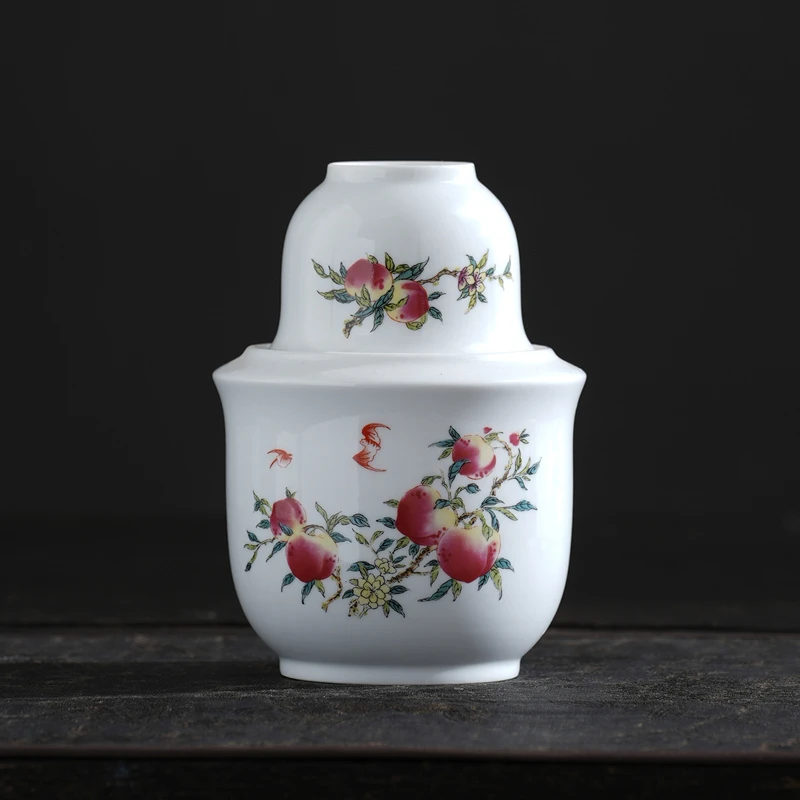 陶瓷温酒器烫酒壶家用暖酒器耐高温中式煮酒器烫酒暖酒器